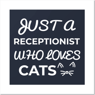 receptionist cat owner Posters and Art